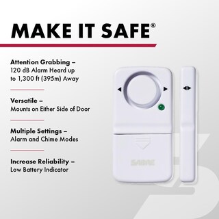 Foto 2 | Foto 2 | Alarma Inalámbrica De Seguridad Para Puertas Y Ventanas Sabre Sirena 120db - Venta Internacional.