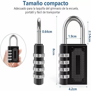 Foto 2 | Foto 2 | Candados de Seguridad Malubero 2 Piezas