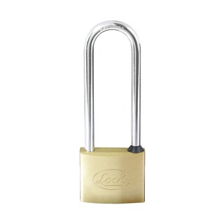 Foto 1 | Foto 1 | Candado Latón Extra Largo Llave Estándar Acero Lock