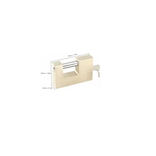 Foto 2 | Foto 2 | 2 Piezas Candados Cortina Extra Seguridad Antirrobo Eo Safe Imports Esi-15626 Beige