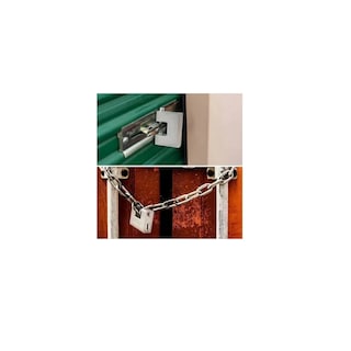 Foto 3 | Foto 3 | 2pzs Candado Cortina Extra Seguridad Métálico Eo Safe Imports Esi-15625 Plata