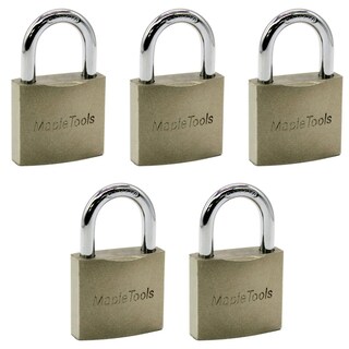 Foto 1 | Foto 1 | Pack 5 Candados De Hierro 38 Mm Maple Tools