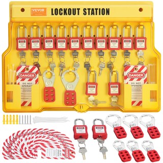 Foto 1 | Foto 1 | Kit De Etiquetado Lockout Vevor, 60 Unidades, Con 14 Candados, 3 Cierres Y Más - Venta Internacional.