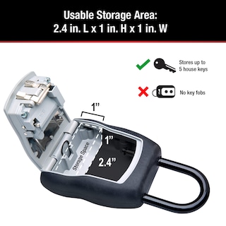 Foto 6 | Foto 6 | Caja Con Llave Master Lock 5400ec Negra Con Capacidad Para 5 Llaves - Venta Internacional.