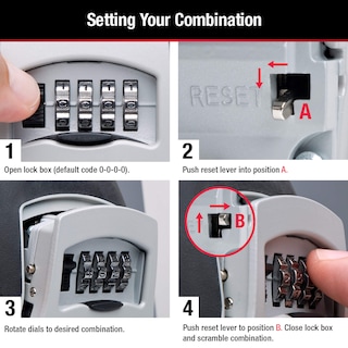 Foto 7 | Foto 7 | Caja Con Llave Master Lock 5400ec Negra Con Capacidad Para 5 Llaves - Venta Internacional.