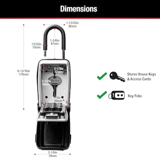 Foto 6 | Foto 6 | Key Lock Box Master Lock 5422e, Control Táctil Para Exteriores, Color Negro - Venta Internacional.