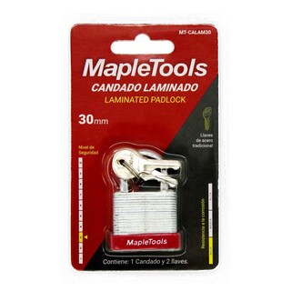 Foto 5 | Foto 5 | Pack 10 Candado Laminado 30 Mm Maple Tools