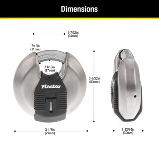 Foto 6 | Foto 6 | Padlock Master Lock M50xd Magnum De Acero Inoxidable De Alta Resistencia - Venta Internacional.