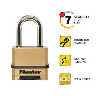 Foto 2 | Foto 2 | Cerradura De Combinación Master Lock Gold Outdoor Paquete De 2 Unidades M175lfec2 - Venta Internacional.