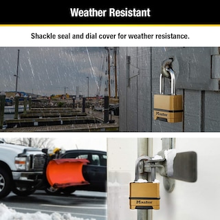 Foto 4 | Foto 4 | Cerradura De Combinación Master Lock Gold Outdoor Paquete De 2 Unidades M175lfec2 - Venta Internacional.