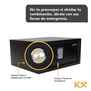 Foto 4 | Foto 4 | Caja Fuerte Seguridad Kingsman Digital Notebook Electrónica