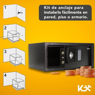 Foto 7 | Foto 7 | Caja Fuerte Seguridad Kingsman Digital Notebook Electrónica