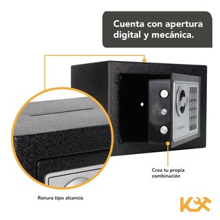 Foto 3 | Foto 3 | Caja Fuerte Kingsman de Seguridad Digital Pequeña con Ranura