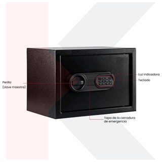 Foto 4 | Foto 4 | Caja Fuerte Electrónica Kishnell 25EIS-Sauer Negra con Luz