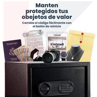Foto 7 | Foto 7 | Caja Fuerte Electrónica Kishnell 25EIS-Sauer Negra con Luz