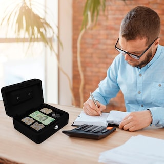 Foto 8 | Foto 8 | Caja Fuerte Linium Negra para Dinero con Llave