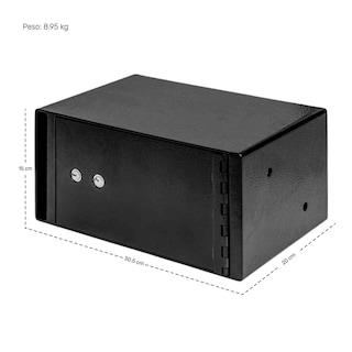 Foto 7 | Foto 7 | Caja Fuerte Seguridad Doble Cerradura Ranura Deposito Gutstark Home