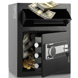 Foto 1 | Foto 1 | Ranura De Bloqueo Electrónico Con Código Vevor 1.7 Cub Depository Safe - Venta Internacional.