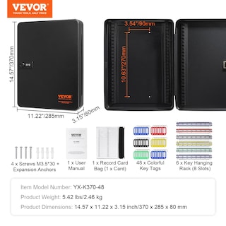 Foto 7 | Foto 7 | Caja Fuerte Vevor Con Cerradura De Combinación Digital De Acero Negro - Venta Internacional.