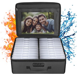 Foto 1 | Foto 1 | Caja De Almacenamiento De Fotos Engpow Ignífuga Con Funda Interior De 18 X 6 Pulgadas - Venta Internacional.