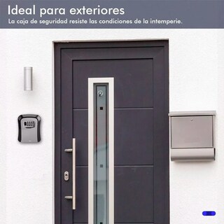Foto 5 | Foto 5 | Caja Fuerte Caja De Almacenamiento Llave Montada En La Pared Lab.g Negro