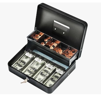 Foto 1 | Foto 1 | Caja Fuerte De Seguridad Metalica Para Dinero Con Llaves