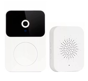 Foto 1 | Foto 1 | Timbre De Puerta Wifi Cámara Timbre Con Cámara Eo Safe Imports Esi-3409 color Blanco