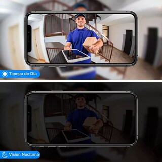 Foto 3 | Foto 3 | Timbre De Puerta Wifi Cámara Timbre Con Cámara Eo Safe Imports Esi-3409 color Blanco