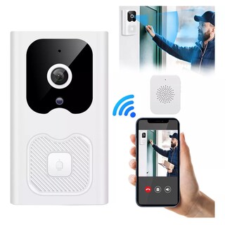 Foto 2 | Foto 2 | Timbre Video Wifi Inalámbrico Eo Safe Imports Esi-9551 Blanco