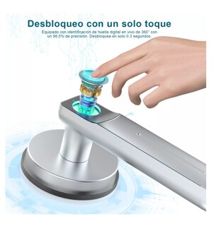 Foto 3 | Foto 3 | Geek Smart Cerradura Digital Color Plata T