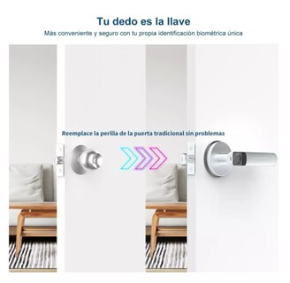 Foto 4 | Foto 4 | Geek Smart Cerradura Digital Color Plata T