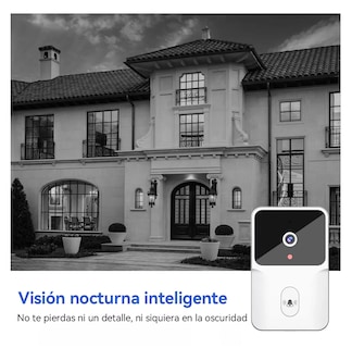 Foto 4 | Foto 4 | Timbre Inteligente Inalámbrico Con Cámara 1 Transmisor 1 Rec Blanco