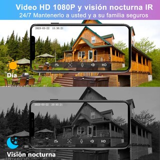 Foto 5 | Foto 5 | Timbre Inalámbrico Lab.g De Puerta Con Cámara, Funciona Con Alexa  Negro