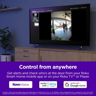 Foto 4 | Foto 4 | Timbre Con Vídeo Roku Smart Home Wireless 1440p Hd Night Visio - Venta Internacional.