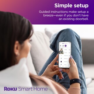 Foto 5 | Foto 5 | Timbre Con Vídeo Roku Smart Home Wireless 1440p Hd Night Visio - Venta Internacional.