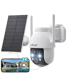 Foto 1 | Foto 1 | Cámara de Seguridad ieGeek 2K Solar Wifi Outdoor con Sensor de Movimiento - Venta Internacional