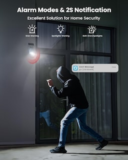 Foto 6 | Foto 6 | Cámara de Seguridad ieGeek 2K Solar Wifi Outdoor con Sensor de Movimiento - Venta Internacional