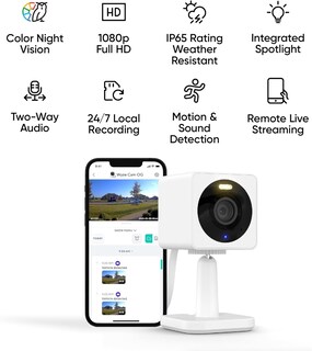 Foto 6 | Foto 6 | Cámaras de Seguridad Wyze Cam Og 1080p Hd Inalámbricas para Exteriores - Venta Internacional