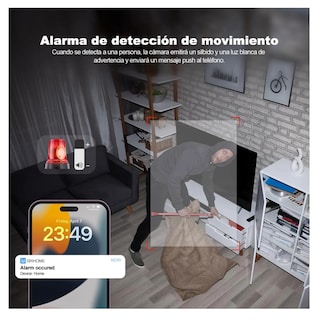 Foto 4 | Foto 4 | Cámara De Seguridad Inalámbricas Cámara Wifi 2mp Belug Blanca