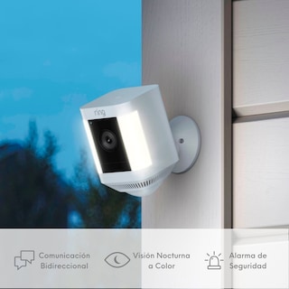 Foto 3 | Foto 3 | Cámara Inalámbrica de Seguridad Ring Spotlight Cam Plus color Blanco con Batería para Exteriores