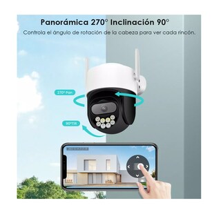 Foto 3 | Foto 3 | Cámara De Seguridad Wifi Exterior Inalámbrica Eo Safe Imports Esi-12766 Multicolor