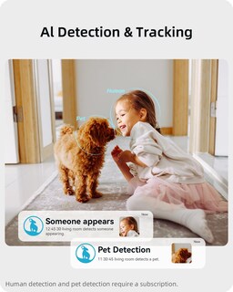Foto 5 | Foto 5 | Cámara De Seguridad Blurams 2k Baby Monitor 360° Blanco +64 Gb - Venta Internacional.
