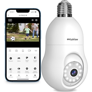 Foto 1 | Foto 1 | Cámara De Seguridad Laview 4mp Bulb 2k 360° Inalámbrica Outdoor Alexa - Venta Internacional.