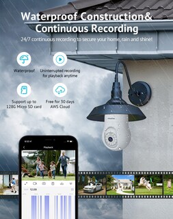 Foto 5 | Foto 5 | Cámara De Seguridad Laview 5mp Qhd Con Bombilla 360° 3k Inalámbrica Alexa - Venta Internacional.