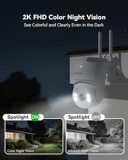 Foto 3 | Foto 3 | Cámara De Seguridad Blurams 2k Outdoor 360° Ptz Con Visión Nocturna En Color - Venta Internacional.