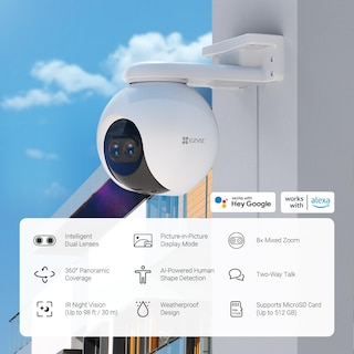Foto 2 | Foto 2 | Cámara De Seguridad Ezviz C8pf 1080p Pan/tilt/zoom Wifi Ip65 - Venta Internacional.
