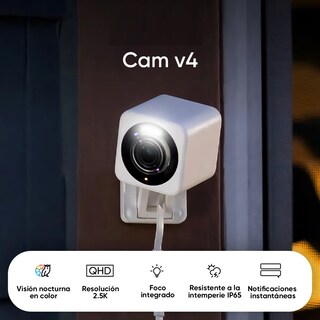 Foto 2 | Foto 2 | Cámara De Seguridad Doméstica Inteligente Wi-fi Hd 2k Sirena Activado Por Movimiento Blanca