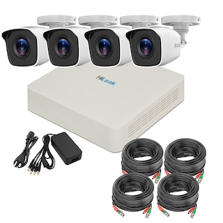 Foto 1 | Foto 1 | Kit Cámaras de Vigilancia HD HILOOK BY HIKVISION 720 P para Exterior Vista en App