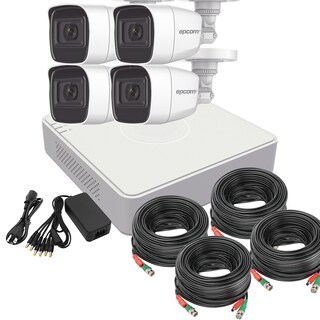 Foto 1 | Foto 1 | Kit Cámaras De Videovigilancia 1080p Full Hd Con Microfono Epcom