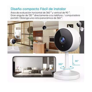 Foto 3 | Foto 3 | Par Cámara Wifi Interior Seguridad 1080p 2 Pack Eo Safe Imports Esi-9544 Blanco